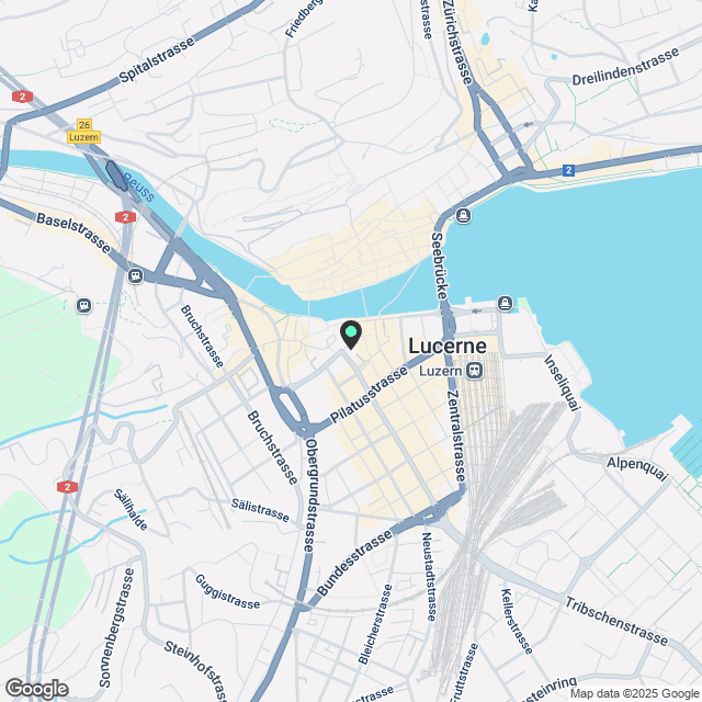 Erstvermietung 4.5-Zimmer-Attikawohnung im 7.OG mit grosser Terrasse mitten in der Stadt - Karte