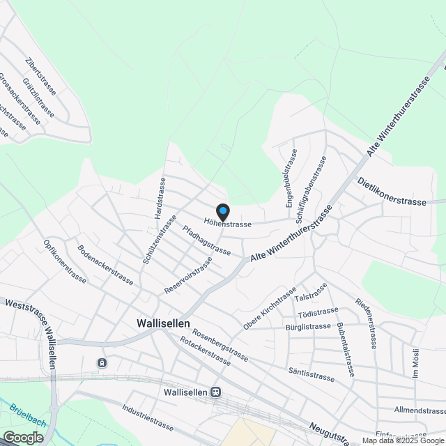 Exklusive 4.5-Zimmer Attikawohnung in Wallisellen - Karte