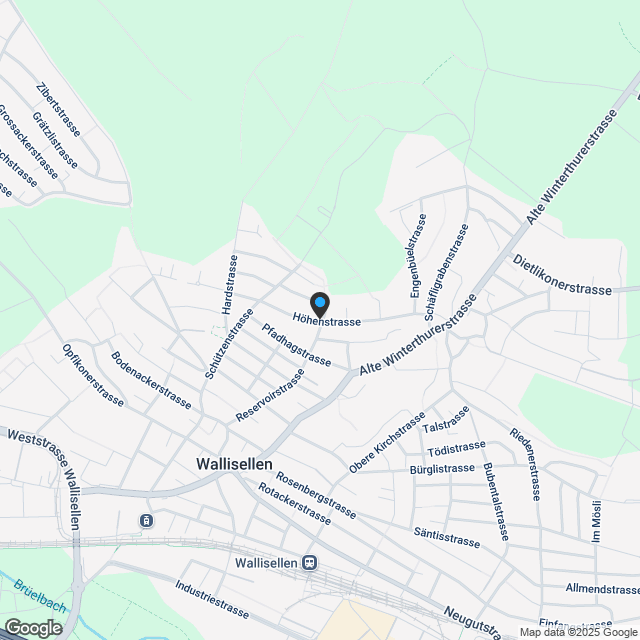 Hochwertige 4.5-Zimmer Gartenwohnung in Wallisellen - Karte