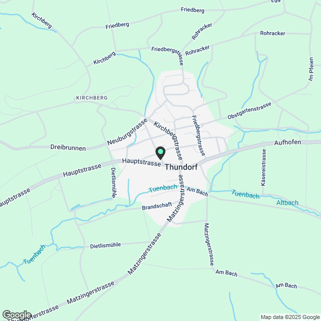 Moderne 4.5-Zimmer-Dachwohnung in ruhiger Lage von Thundorf - Karte