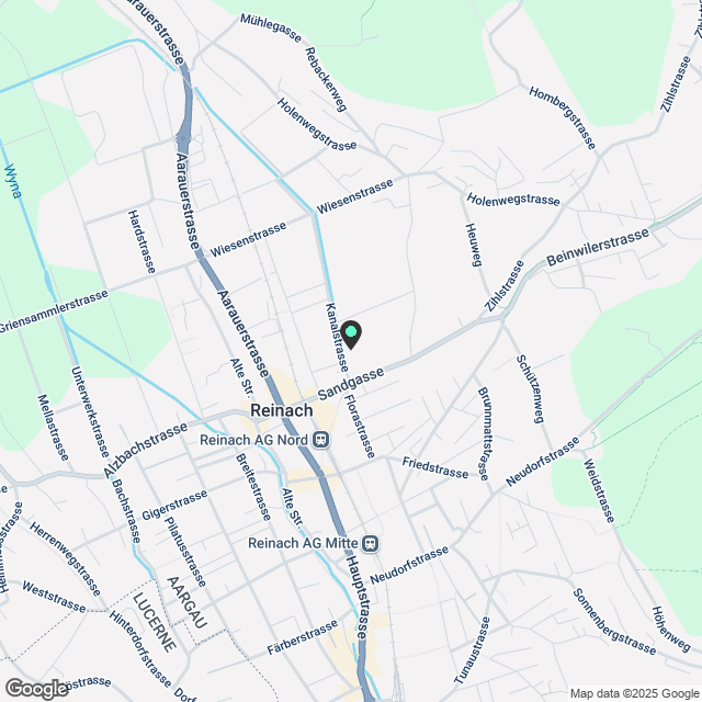 Top moderne Neubauwohnung in der sandgass.ch - Karte