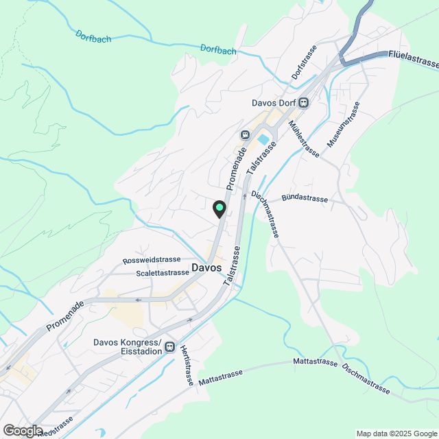 WEF 2026 Wohnungen Exklusive Residenzen für das World Economic Forum 2026 - Karte