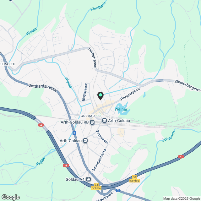 Moderne 3.5-Zimmer-Neubau-Wohnung mit Balkon und Aussicht in Goldau - Karte