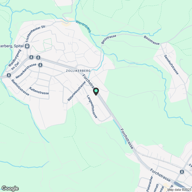 Moderne 3.5-Zimmer-Wohnung mit Aussicht in Zollikerberg - Karte