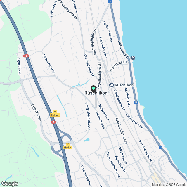 Moderne 5.5-Zimmer-Wohnung in Rüschlikon mit Seeblick - Karte