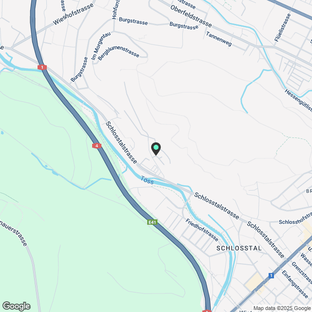 Einzelzimmer in Winterthur - Karte