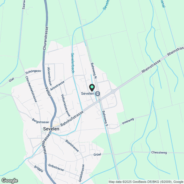 11 familienfreundliche Reiheneinfamilienhäuser - inmitten wunderbarer Grünräume nahe des Bahnhofs - Karte