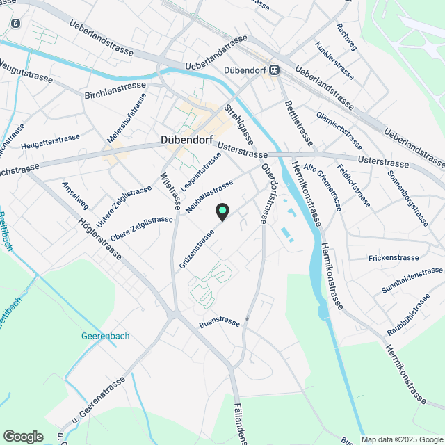 Möbliertes grosses Studio in Dübendorf - befristet - Karte