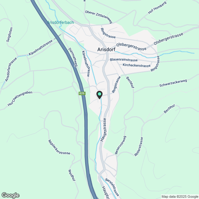 Exklusive Neubauwohnung mit stilvoller Designküche und unvergleichlichem Charme mitten in Arisdorf - Karte
