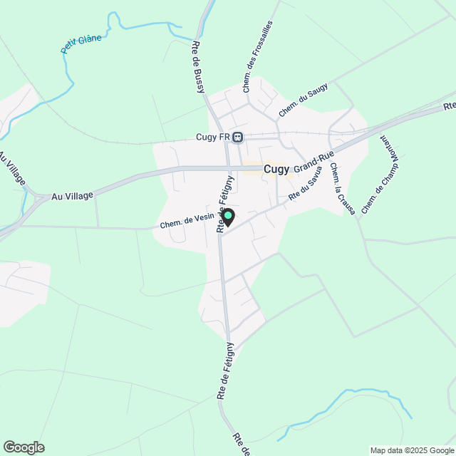 Wohnung mit 3.5 Zimmern im 1. Stock - Karte