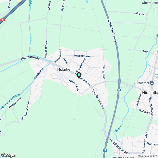 Modernes Mehrfamilienhaus - Karte