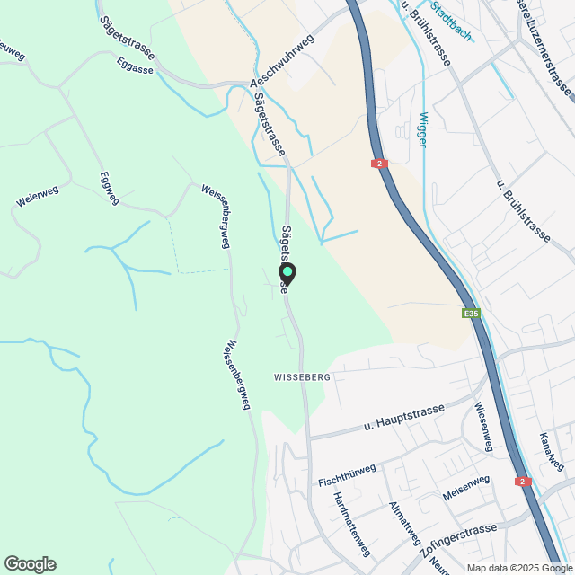 Neue 4.5 Zi. Maisonette-Wohnung 140m2 & 70m2 Terrassen - nur 2 Wohnungen im Haus! - Karte