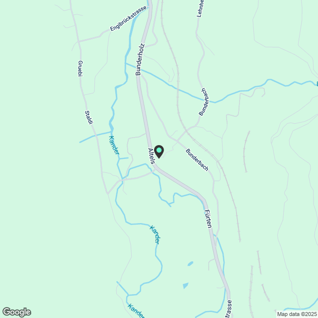 Grosszügige Dachwohnung in Kandergrund - Karte