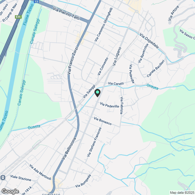 Modernes 2.5-Zimmer-Apartment mit Panoramablick in Bellinzona - Karte