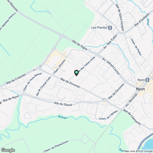 Dachterrasse: möblierte Wohngemeinschaft mit 4 Zimmern in Nyon - Karte