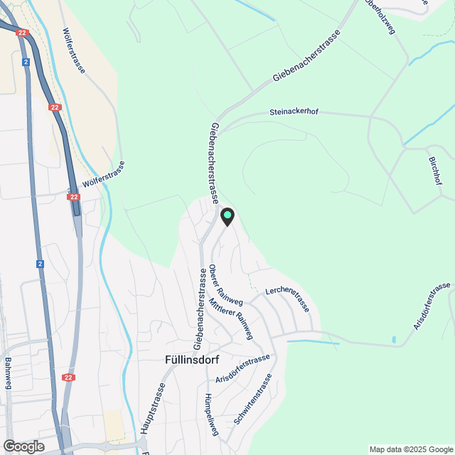 Exklusive Terrassenwohnung mit Panoramablick in Füllinsdorf - Karte