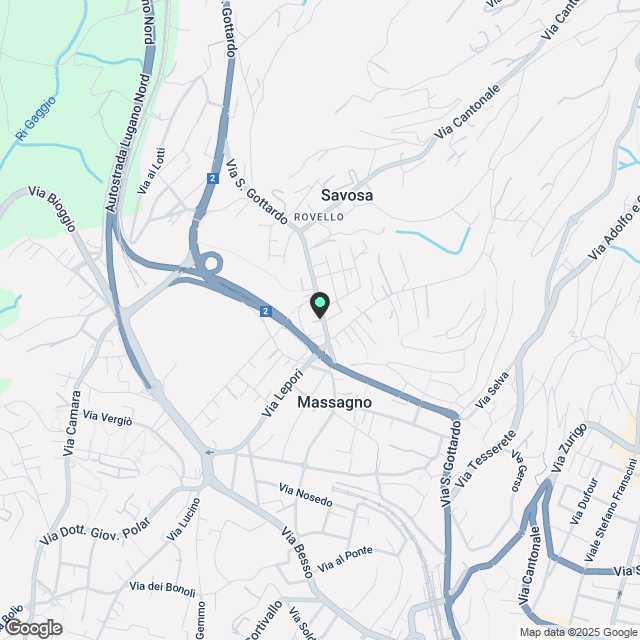 Modernes 4.5-Zimmer-Apartment in Massagno mit Panoramablick - Karte