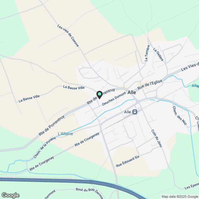 Sehr geräumige Wohnung wie neu mit 4,5 Zimmern und zwei Parkplätzen - Karte