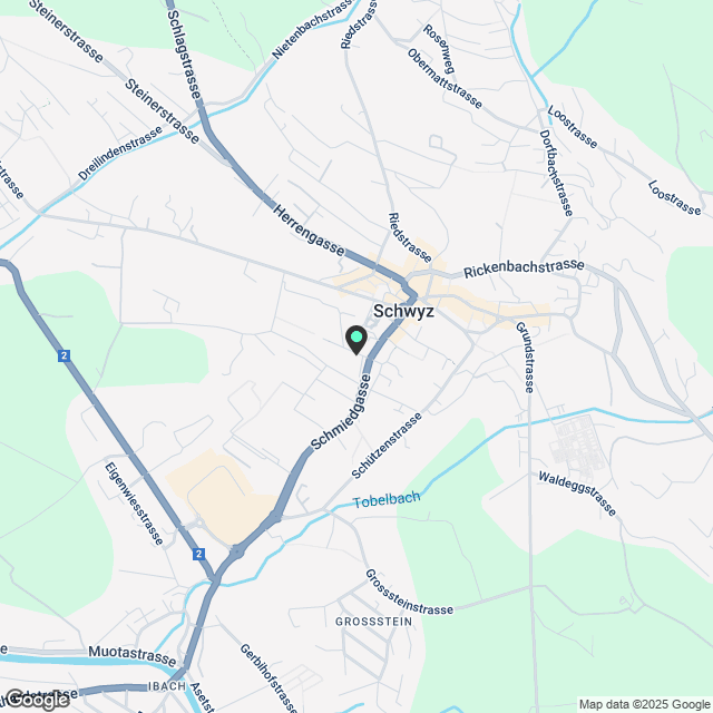 Charmante 3.5 Zimmerwohnung in Schwyz mit Lift und zentralem - Karte