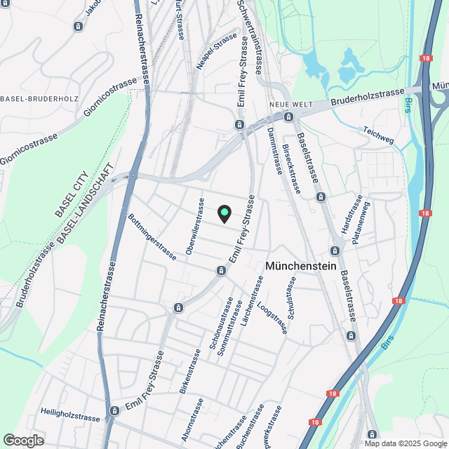 Neuwertig 4.5 Zimmerwohnung in Münchenstein - Karte