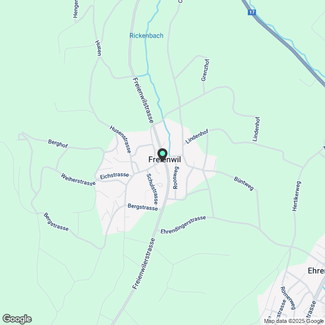 Neubau im Herzen von Freienwil - Karte