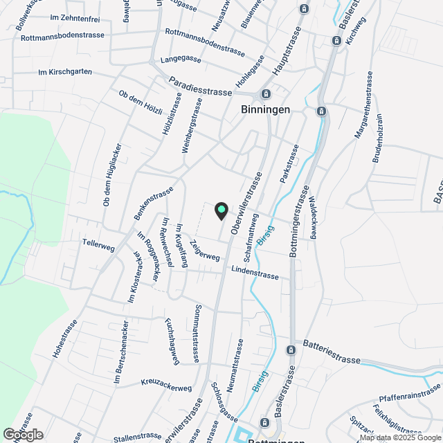 Ziegelweg 10 / Xaver-Areal, Binningen - moderne 2.5-Zimmer-Wohnung zu vermieten - Karte