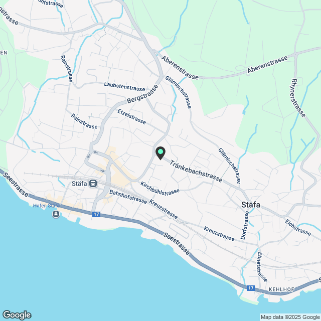 Helle und moderne 3.5-Zimmer-Wohnung mit Terrasse und Parkplatz in Stä - Karte