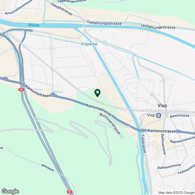 Attraktive 2.5 Zimmer-Wohnung in Visp - Karte