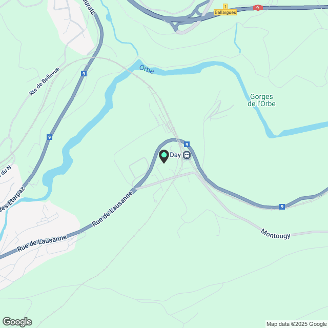 Prächtige 4.5 Zimmer - Contournement 10 - Vallorbe - Lot E-C-4 - Karte