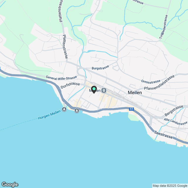 Markthalle Meilen - Karte