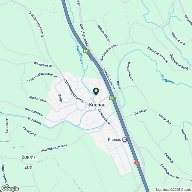 Exklusive 4.5-Zimmer-Wohnung in Knonau, Kanton Zürich - Ein wahres Schmuckstück - Karte