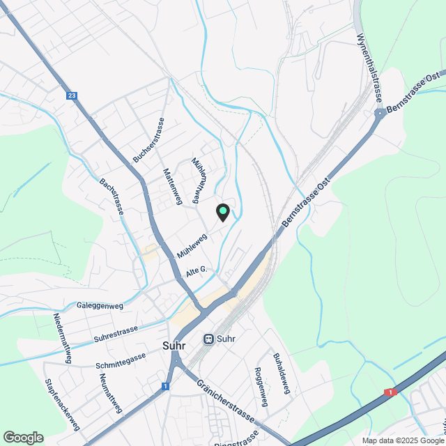 «Alte Mühle» Suhr - Wohnen zwischen Geschichte und Zukunft - Karte