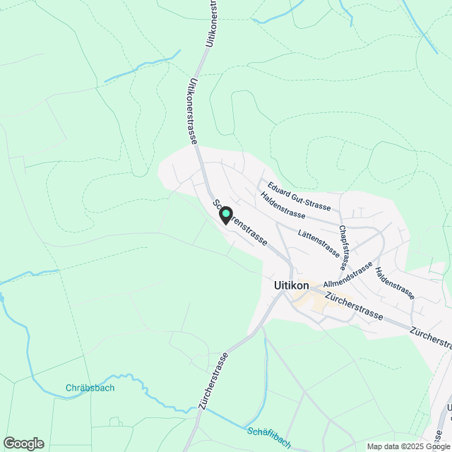 Moderne 4.5-Zimmer-Dachwohnung mit Panoramablick in Uitikon - Karte