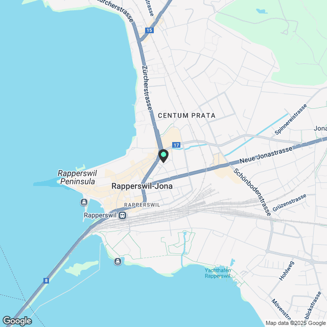 Im ENTRA: Moderne 2.5-Zimmer-Wohnung mit Balkon in Rapperswil SG - Karte