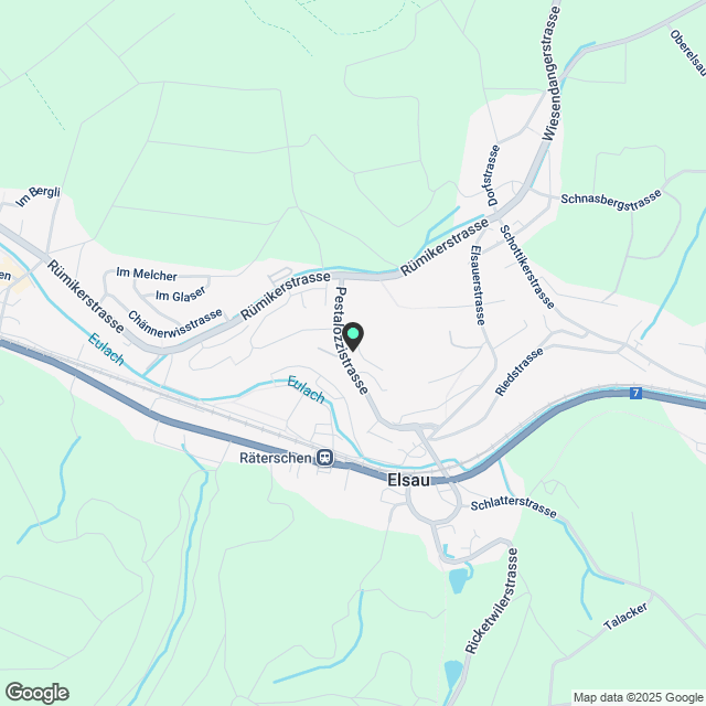 Attikawohnung in Elsau - Karte