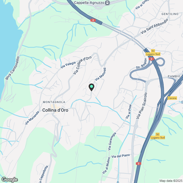 Modernes 3.5-Zimmer-Apartment in Montagnola mit Aussicht und Komfort - Karte