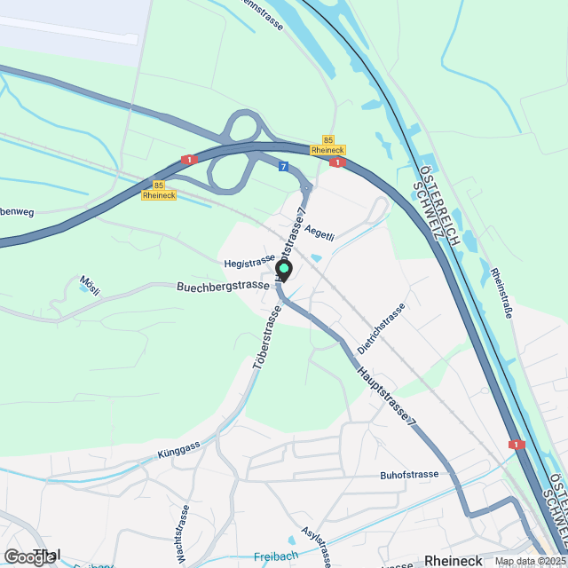 Moderne 4.5-Zimmerwohnung in Thal zu vermieten - Karte
