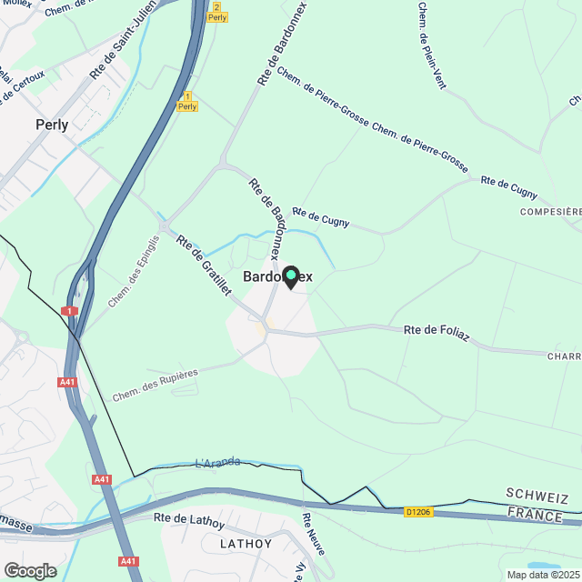 Superbe villa mitoyenne 6 pièces avec terrasse et jardin privatifs à B - Karte