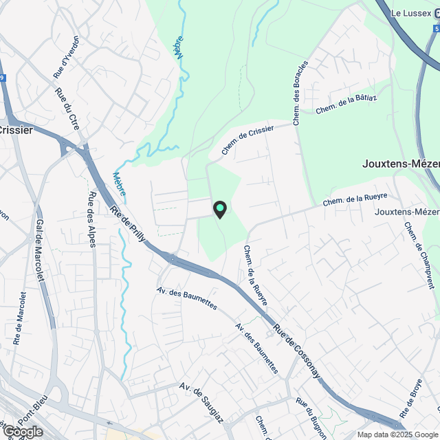 Crissier - Schöne neue Räumlichkeiten zu vermieten - Karte