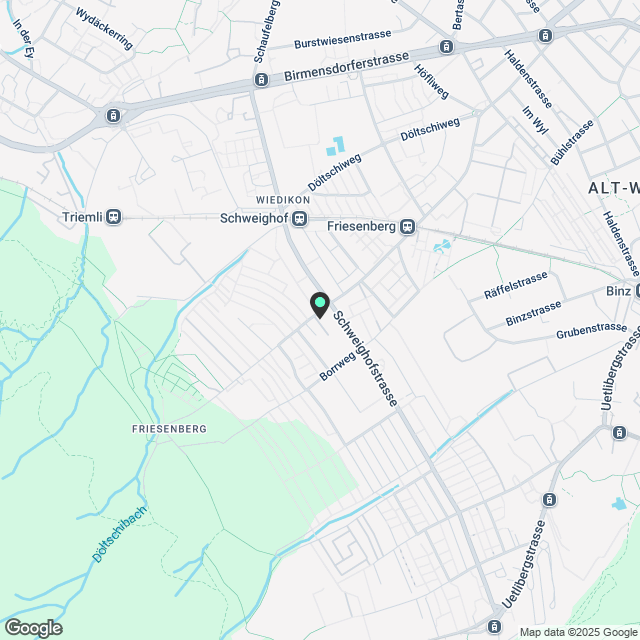 Schöne Wiedikon 2.5ZW mit Keller und W/T, nah am Markt, über Blueground - Karte