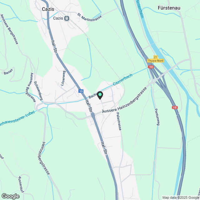 Modernes Wohnen im Grünen mit urbanem Komfort – Willkommen in Thusis - Karte