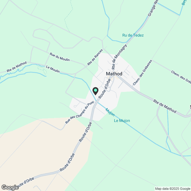 3.5 Zimmerwohnung im 2. Stock zu vermieten in Mathod - Karte