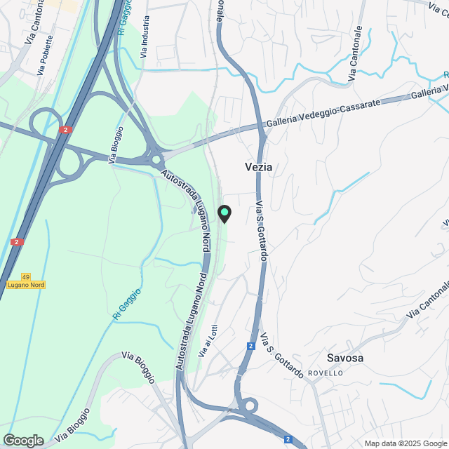 Modernes 2.5-Zimmer-Wohnung in erster Lage in Vezia - Karte