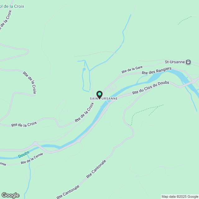 Erstvermietung 4.5 Zimmerwohnung in St.Ursanne - Karte