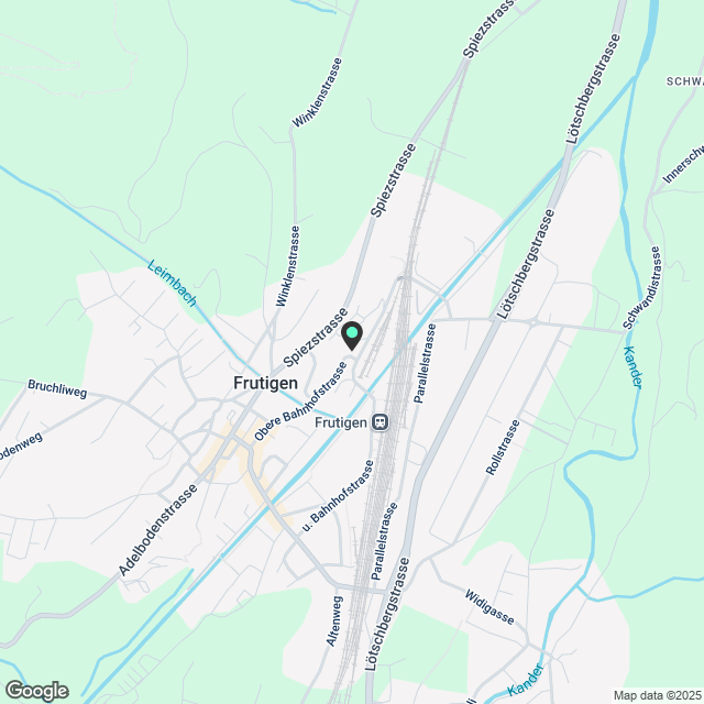 Wohnen im neu sanierten Terminushaus Frutigen - Karte