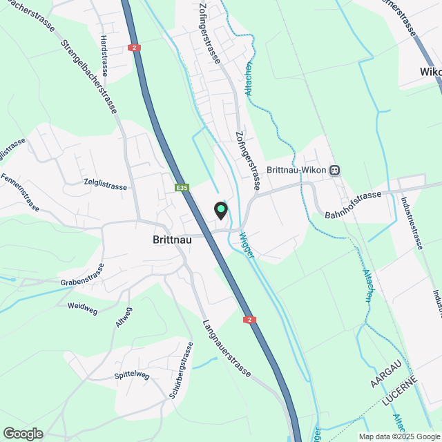 2 ½ Zimmer-Wohnung in Brittnau mieten - Karte