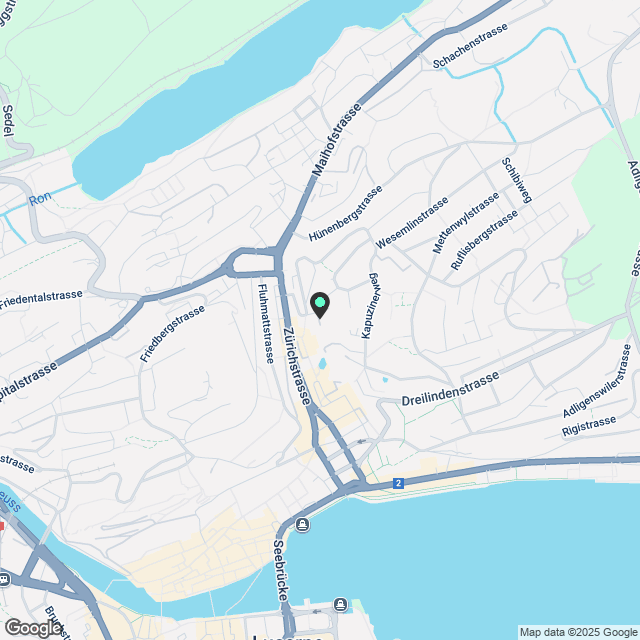 Luxuriöse 2.5-Zimmer-Wohnung in Luzerns Top-Lage - Karte