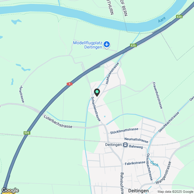 3 ½ Zimmer-Attikawohnung in Deitingen mieten - Karte