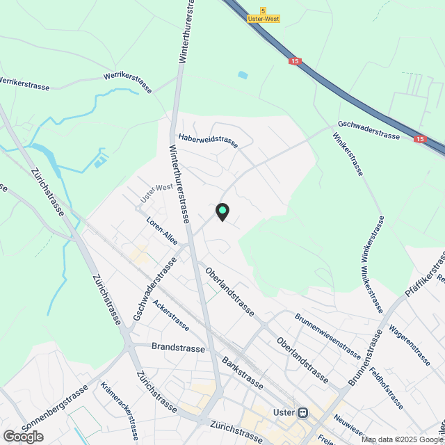 Neubau Attikawohnung 4. Stock Uster - Karte