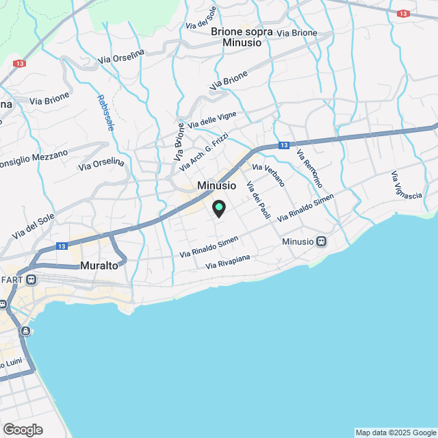 Minusio - Neues Apartment mit großem Garten und Seeblick - Karte